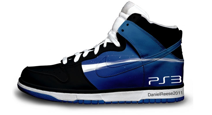 Дизайнерские кроссовки Nike PS3