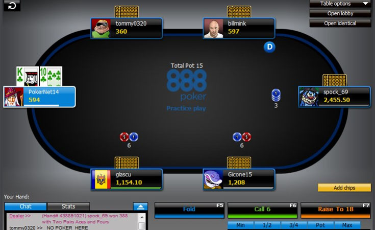 888покер стол