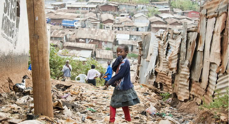 Трущобы в Кибера