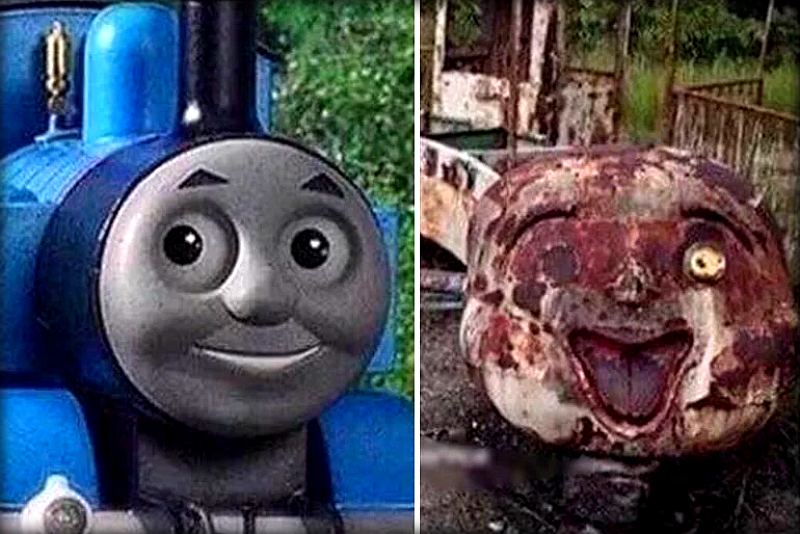 включи страшного паровозика томаса